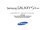 Samsung Galaxy S 4 mini User manual