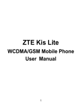 ZTE Kis Lite User manual