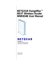 Netgear RangeMax WNR834B User manual