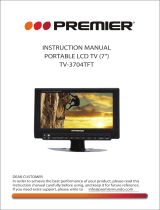Premier TV-3704TFT User manual