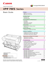 Canon imagePROGRAF iPF785 User manual