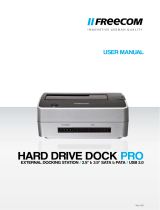 Freecom Hard Drive mDock Pro User manual