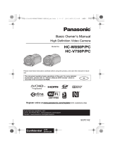 Panasonic HC-V750P User manual