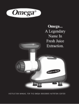 Omega Juicers J8005 User manual