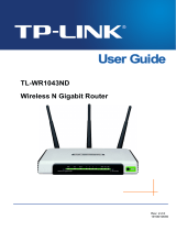 TP-LINK TL-WR1043ND - Ultimate Wireless N Gigabit Router User manual