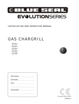 Blue Seal Evolution G598 Owner's manual