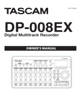 Tascam DP-008EX User manual