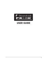 SoundCraft FX 16ii Owner's manual