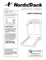 NordicTrack Apex 6100xi User manual