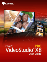 Corel VideoStudio Pro X8 Operating instructions