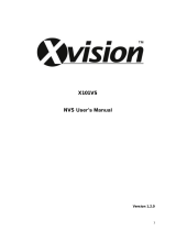 Xvision X101VS User manual