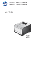 HP LaserJet Pro 300 color Printer M351 series User manual