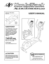 NordicTrack Audiostrider NTEL7506.2 User manual