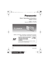 Panasonic DMC-FX75 User manual