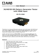 AAS HD-PG-HDMI User manual