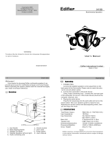 EDIFIER X100 User manual