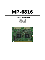 Commell MP-6816D8 User manual