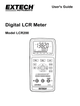 Extech Instruments Extech LCR200 User manual