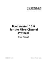 Broadcom Boot Version 10.6 for the Fibre Channel Protocol User User guide