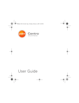 Palm Centro Verizon Wireless User guide