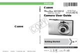 Canon Powershot SD1100 IS User manual