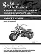 Baja motorsports HT65 Owner's manual