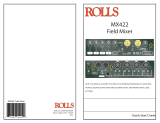 Rolls MX422 User manual