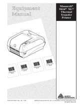 Paxar Monarch 9416 XL Equipment Manual