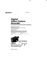 Sony DCR-TRV203 User manual