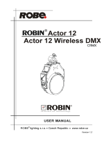 Robe Actor 12 User manual