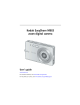 Kodak M883 - EASYSHARE Digital Camera User manual