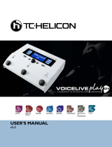 TC HELICON VOICELIVE PLAY GTX Owner's manual
