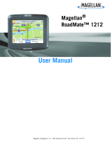 Magellan RoadMate 1212 - Automotive GPS Receiver User manual