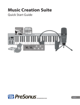 PRESONUS AudioBox Music Creation Suite Quick start guide