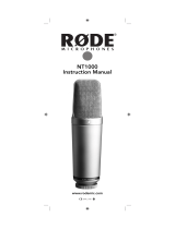 RODE Microphones NT1000 User manual