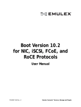 Broadcom Boot Version 10.2for NIC, iSCSI, FCoE, andRoCE ProtocolsUser User guide