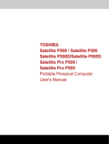 Toshiba P500 (PSPE8C-026006) User guide