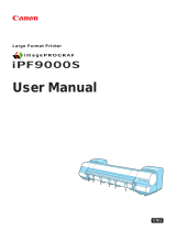 Canon imagePROGRAF IPF9000S User manual