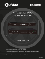 Xvision XHR1080D8 User manual