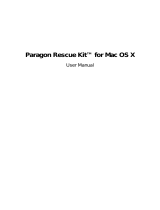 Paragon Rescue Rescue Kit Mac OS X User guide