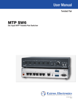 Extron MTP SW6 User manual