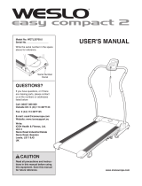 Weslo Compact XS User manual