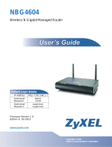 ZyXEL NBG4604 User manual