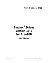 Broadcom Emulex Driver Version 10.2 for FreeBSD User guide