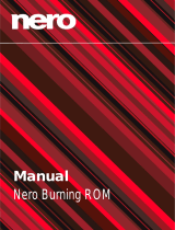 Nero Burning Rom User manual