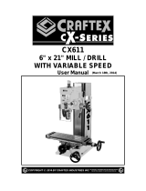 Craftex CX Series CX611 Owner's manual