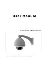 i3 International PTZ Speed Dome User manual