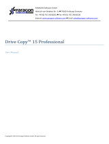 Paragon Drive Drive Copy 15 Professional User manual