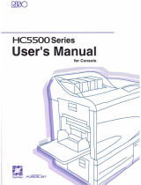 Riso HC5500 Console Manual
