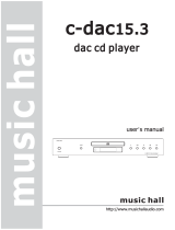 Music Hall Audio c-dac15.3 User guide
